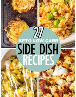 KETO LOW CARB SIDE DISH RECIPES