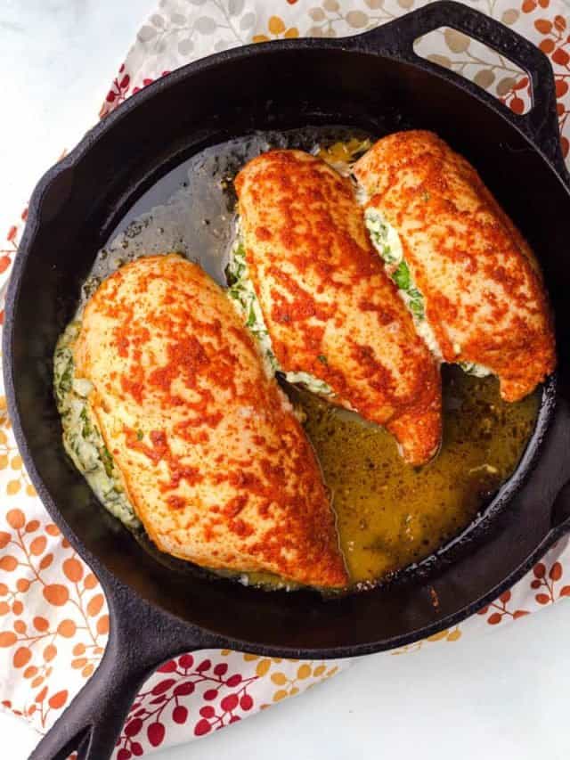 Spinach Stuffed Chicken