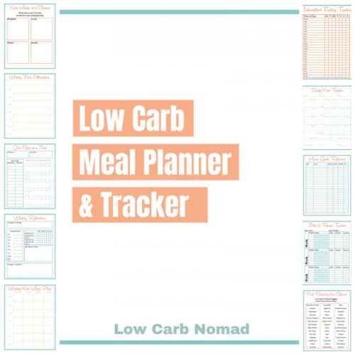 Low Carb Keto Weekly Meal Plan Printable • Low Carb Nomad
