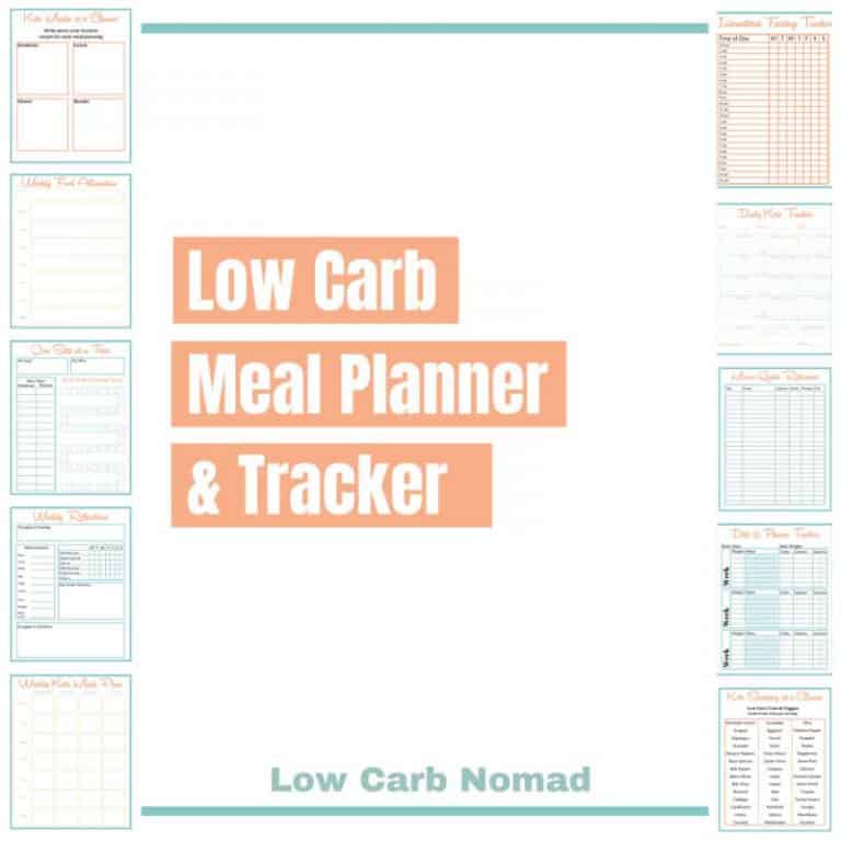 Low Carb Keto Weekly Meal Plan Printable • Low Carb Nomad