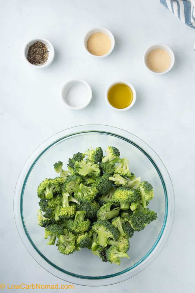 Air Fried broccoli ingredients