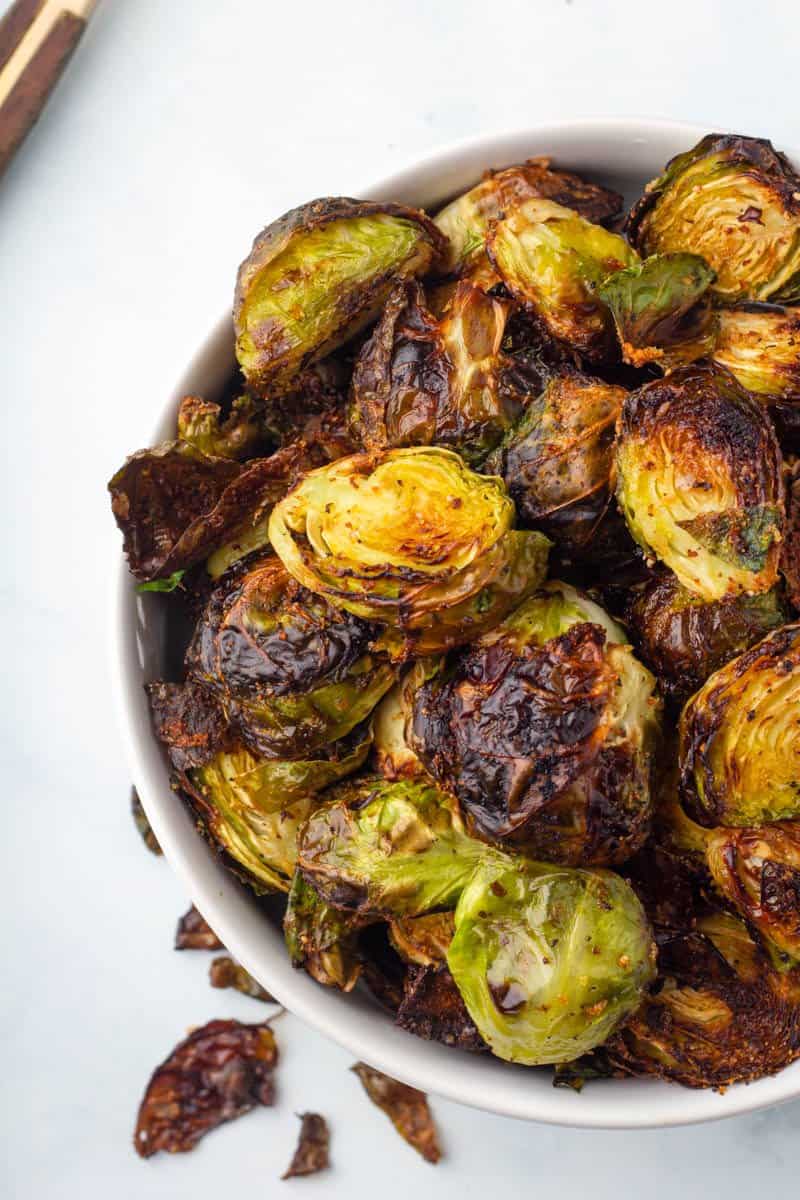 Air Fryer Brussel Sprouts Low Carb Nomad