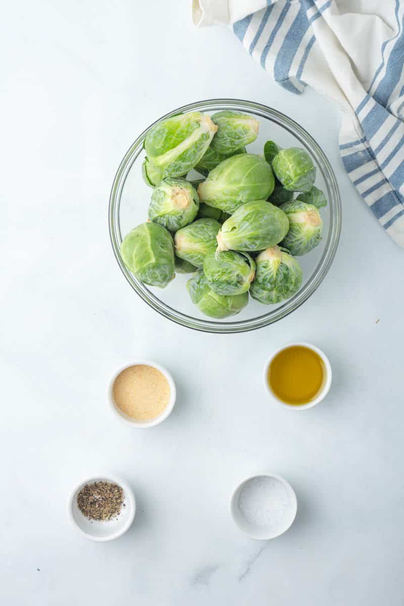 Air Fryer Brussel Sprouts inigredients