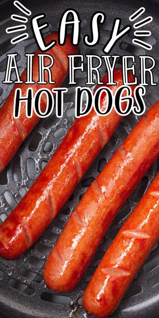 Perfect Air Fryer Hot Dogs - The Recipe Rebel