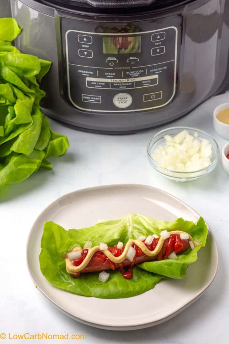 Air Fried Hot Dogs • Low Carb Nomad