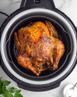 Air Fryer Whole Chicken in the air fryer