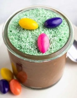 Easter Sugar Free Chocolate Coconut Pudding