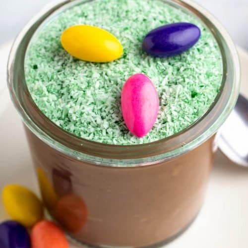 Easter Sugar Free Chocolate Coconut Pudding