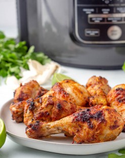 Garlic Lime Chicken Legs close up photo