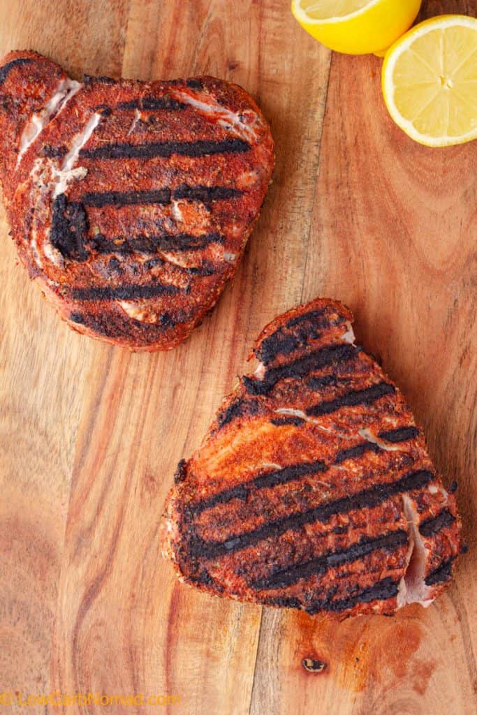 Grilled Blackened Tuna Steaks • Low Carb Nomad