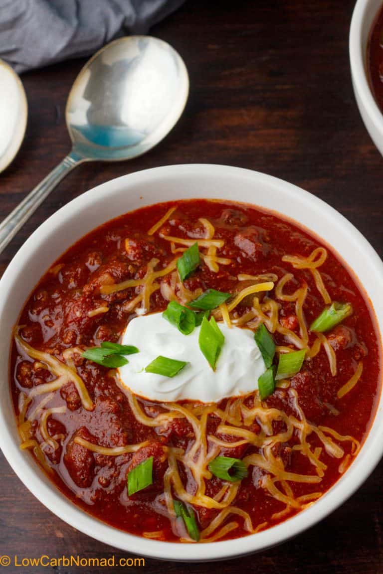 Low Carb Chili Recipe • Low Carb Nomad