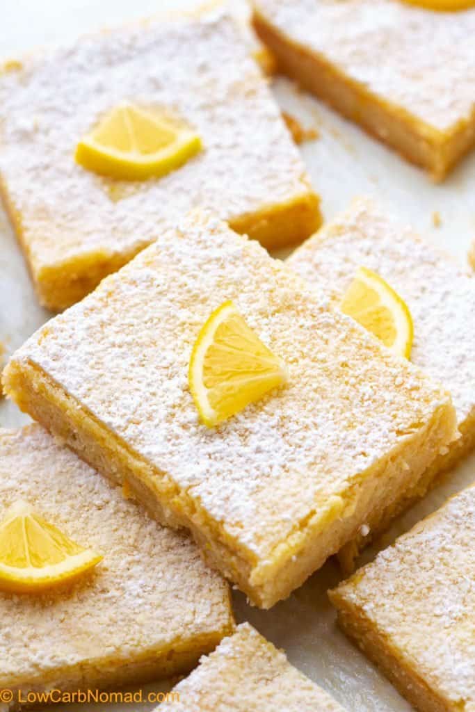 sugar free lemon bars