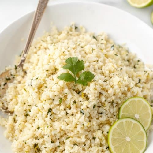 Cilantro Lime Cauliflower Rice