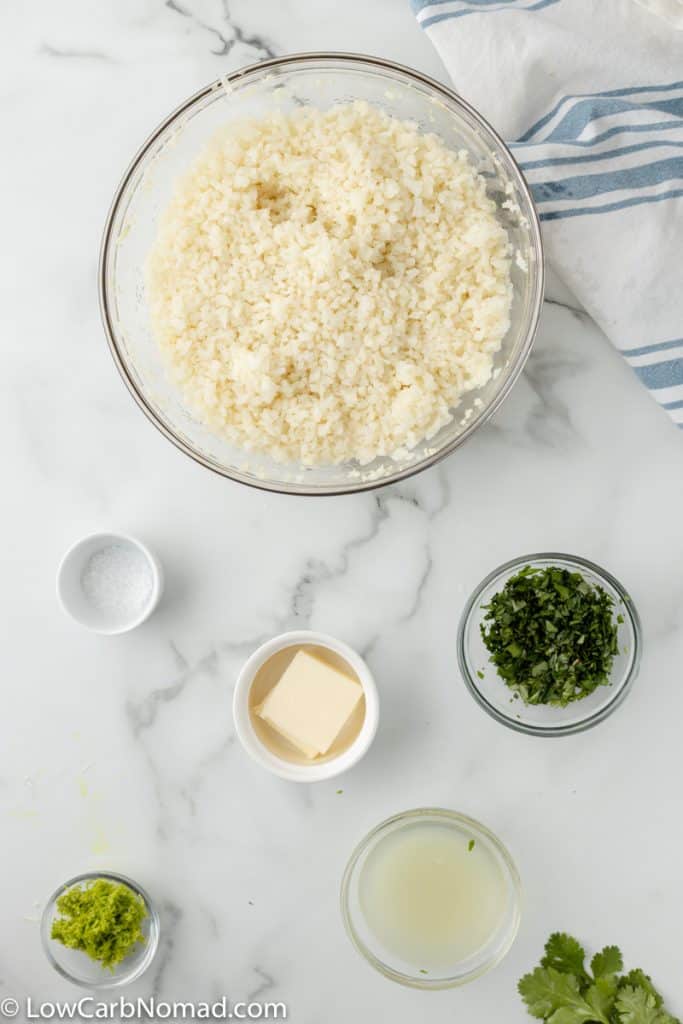 Cilantro Lime Cauliflower Rice (Chipotle Copy Cat Recipe)