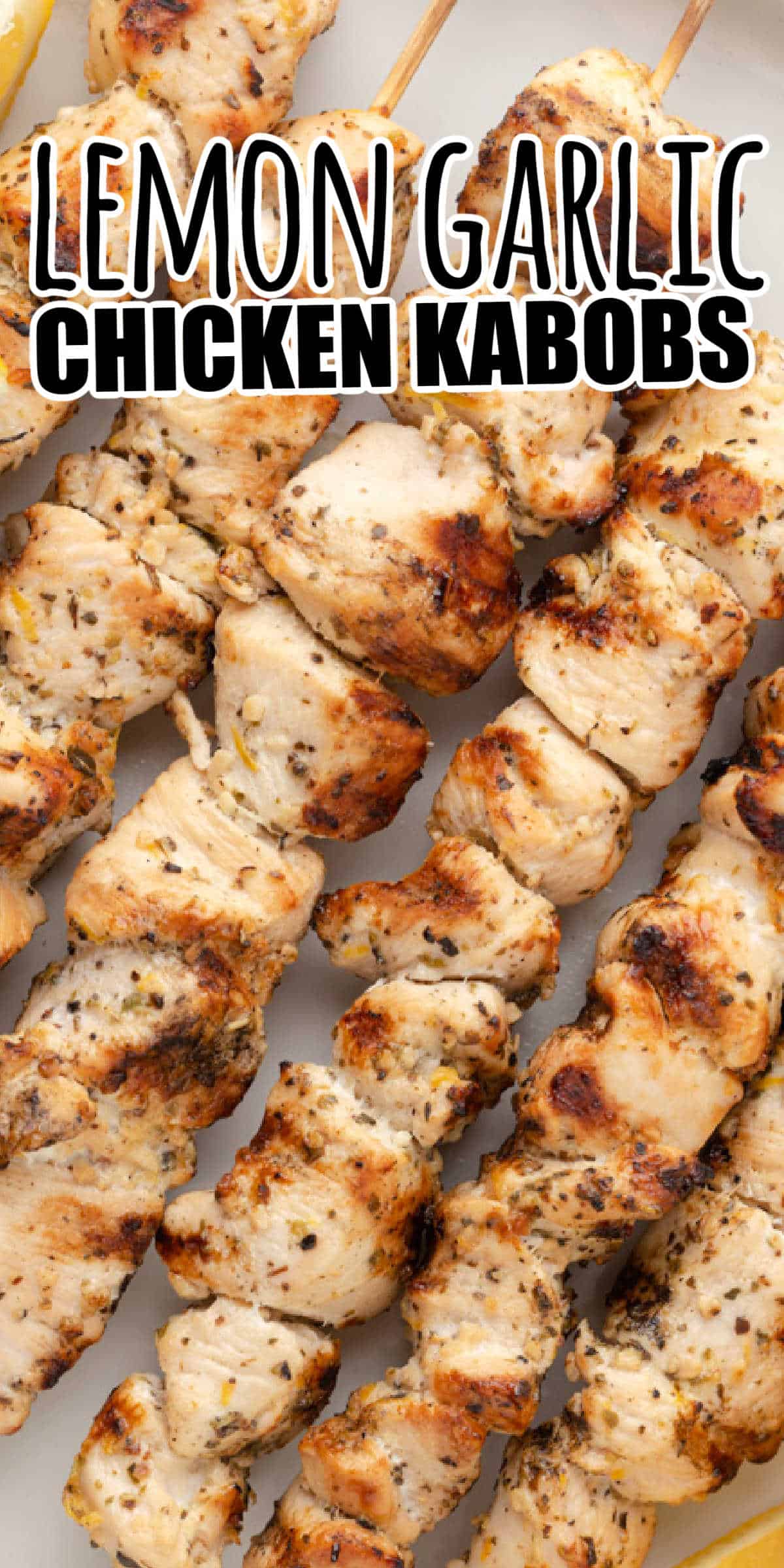 Grilled Lemon Garlic Chicken Kabobs • Low Carb Nomad