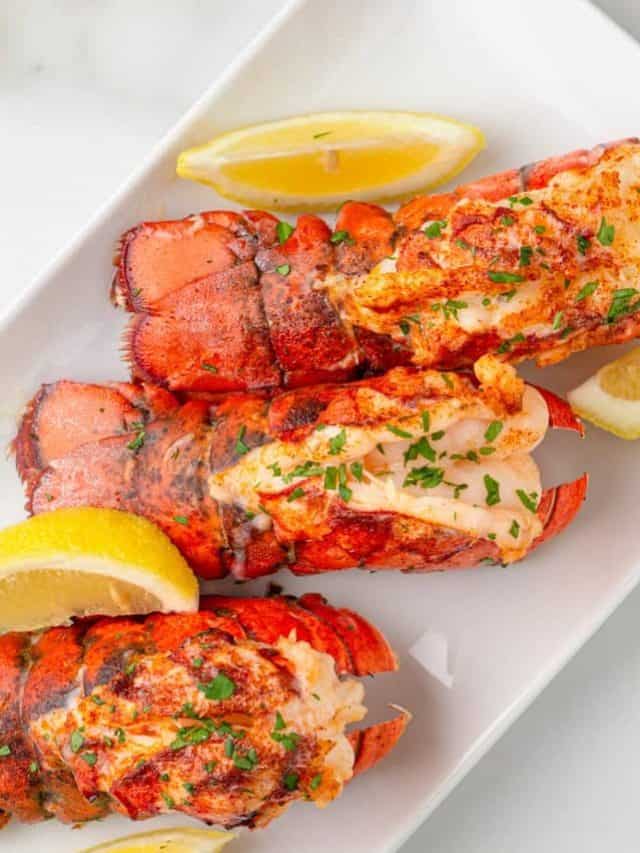 Air Fried Lobster Tails • Low Carb Nomad