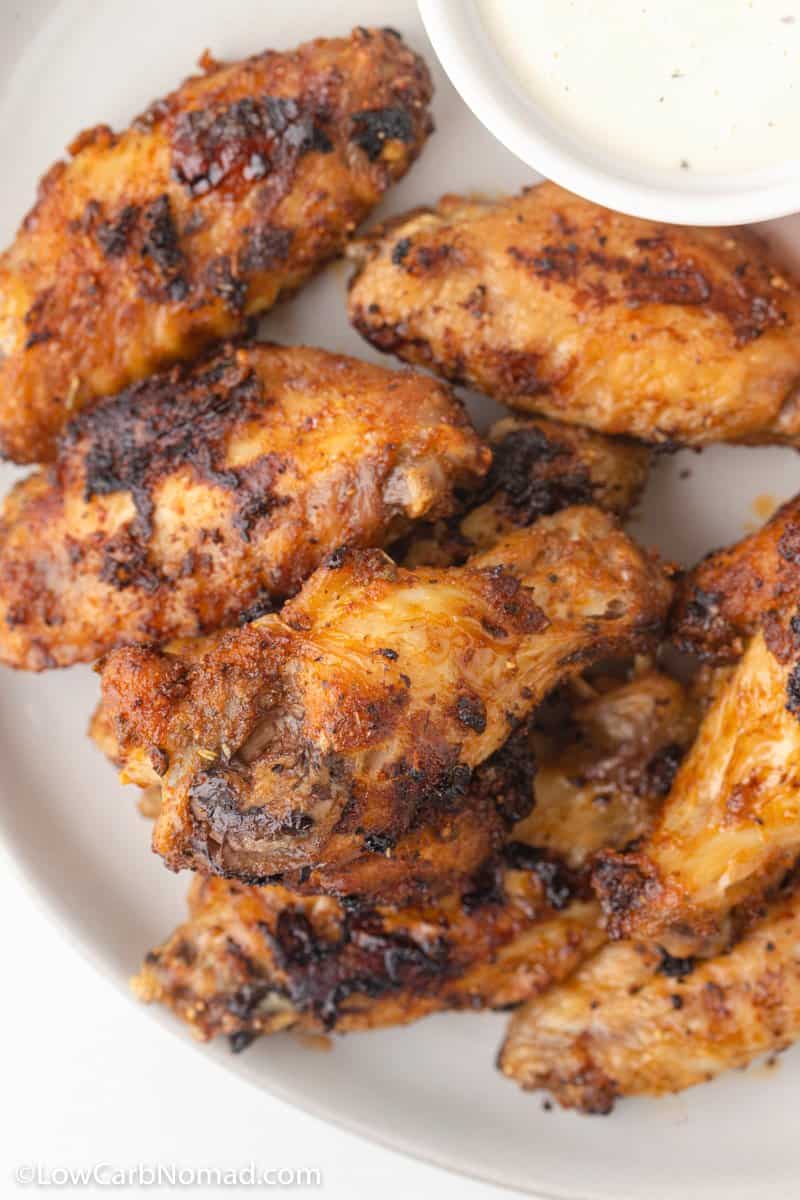 Dry Rub Air Fryer Chicken Wings
