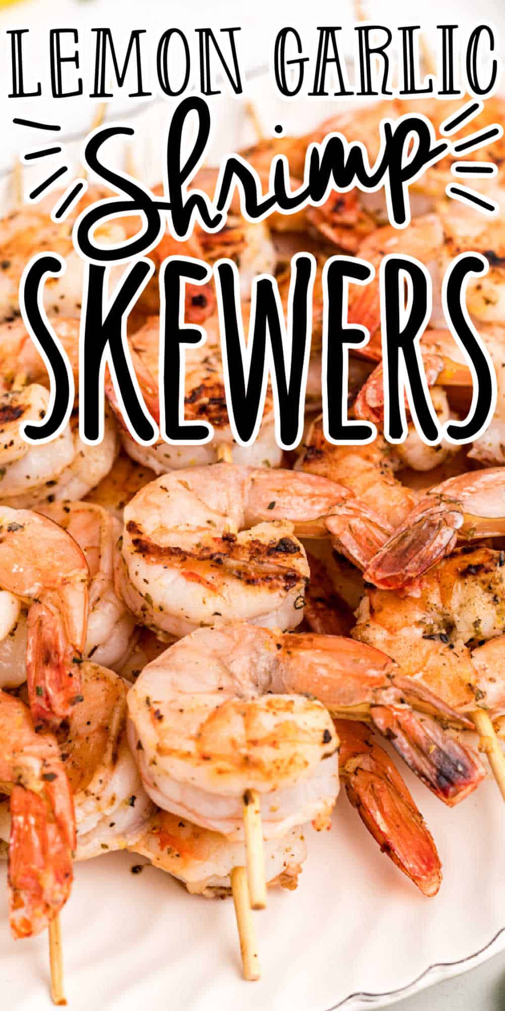 Lemon Garlic Grilled Shrimp Skewers • Low Carb Nomad