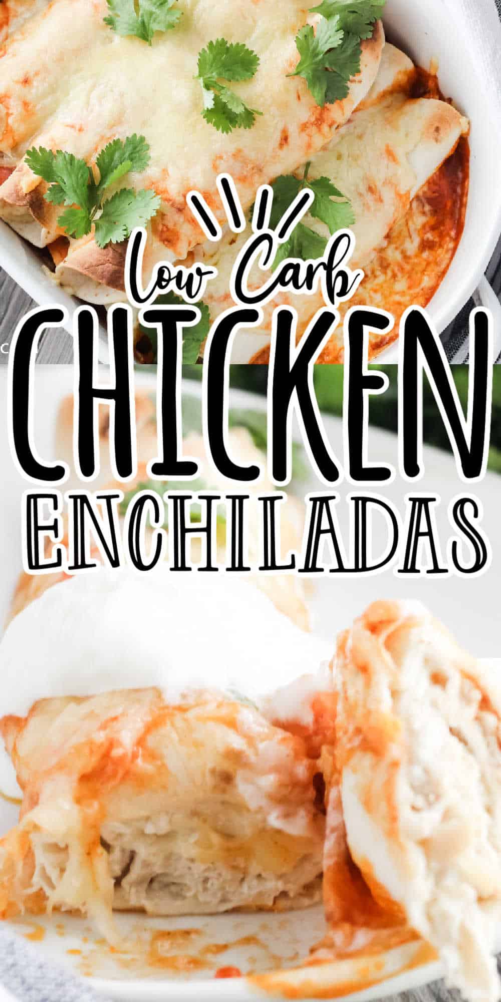 Low Carb Chicken Enchiladas Recipe • Low Carb Nomad