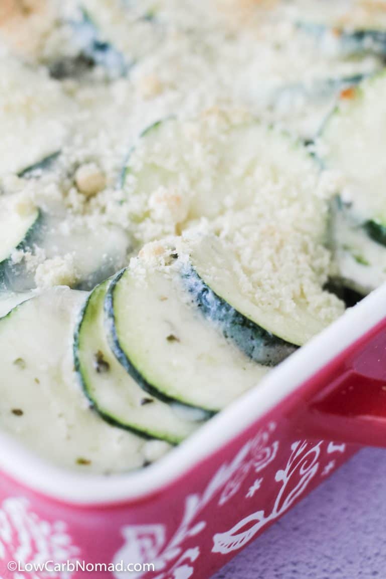 Cheesy Zucchini Casserole • Low Carb Nomad