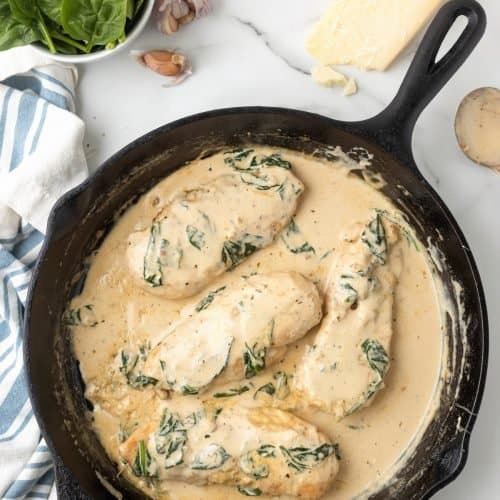 Low Carb Keto Chicken Florentine Recipe