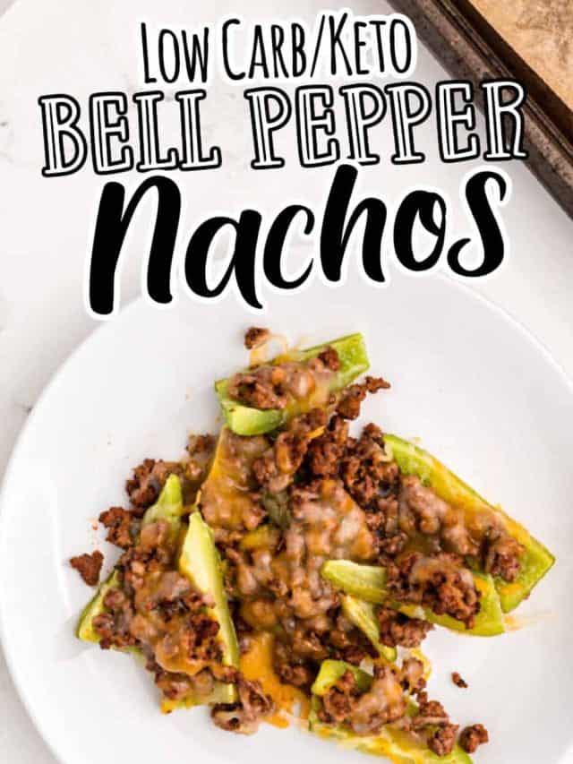 Keto Bell Pepper Nachos • Low Carb Nomad