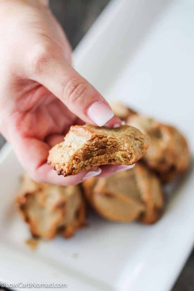 Peanut butter chocolate chip keto cookies