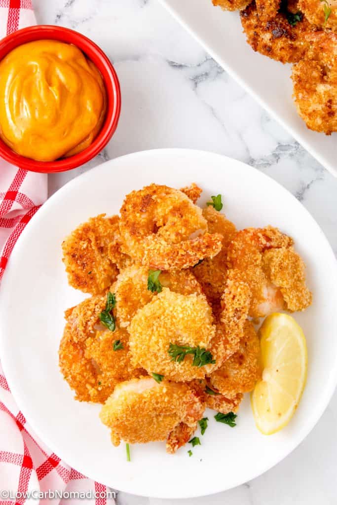 Perfectly Crispy Keto Fried Shrimp Recipe • Low Carb Nomad