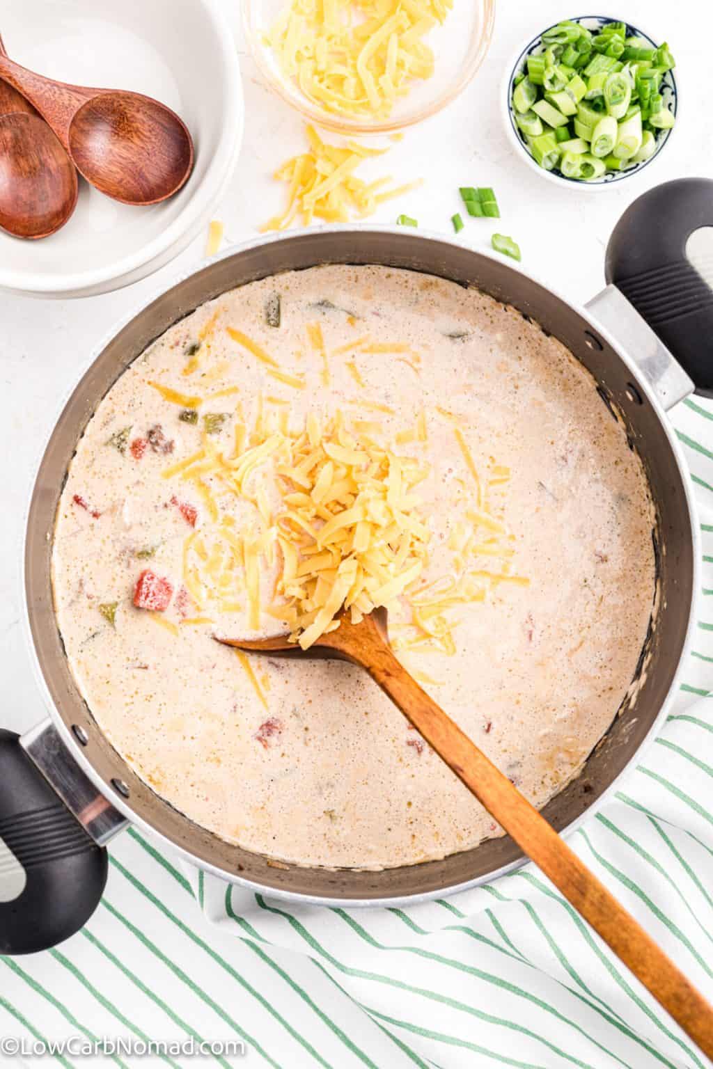 Keto Cheeseburger Soup Recipe • Low Carb Nomad
