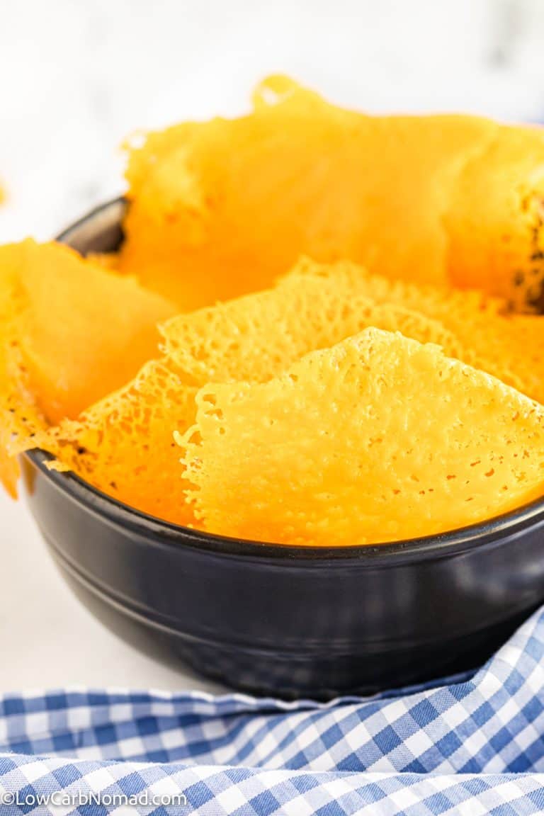 Keto Cheese Chips Recipe • Low Carb Nomad