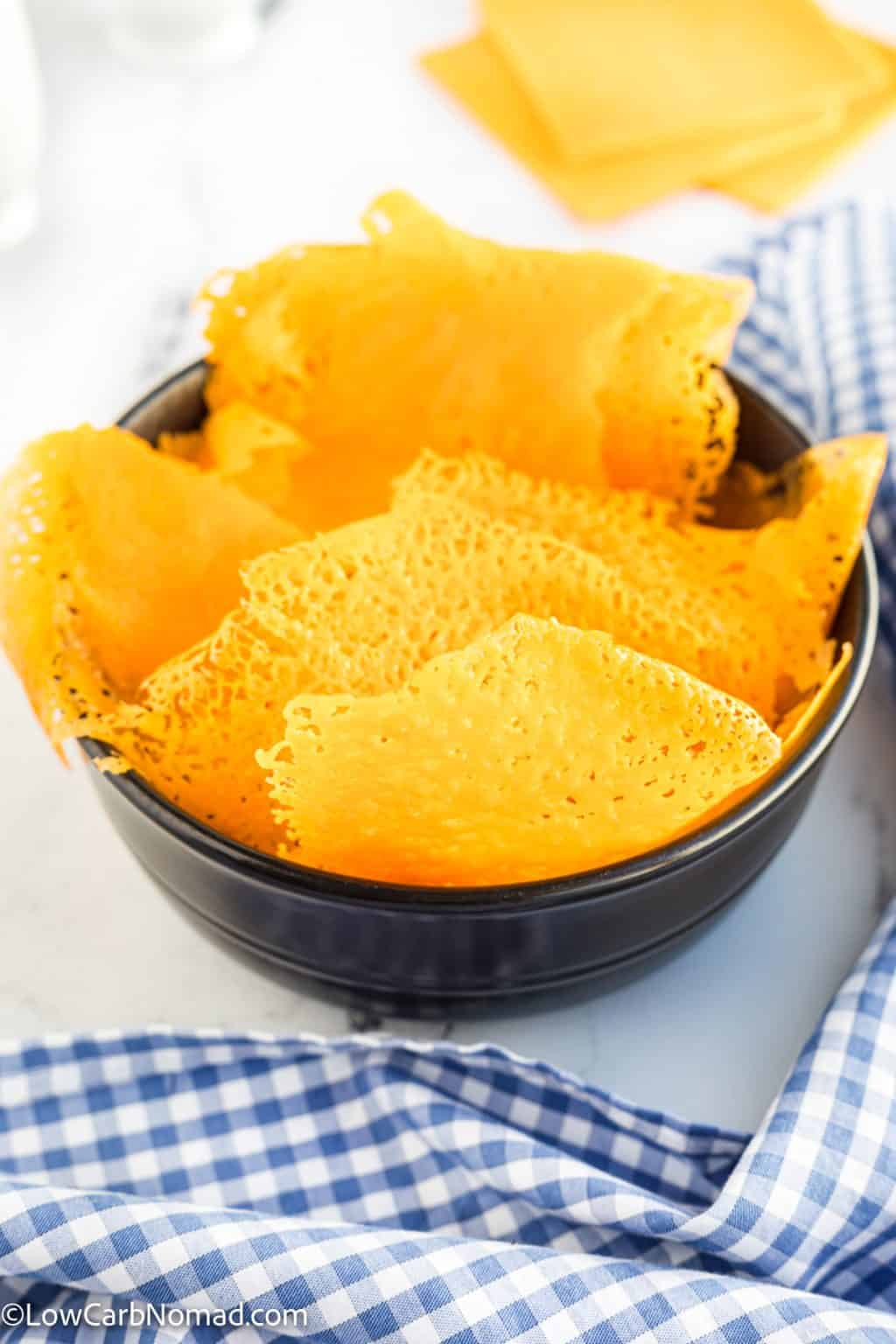 Keto Cheese Chips Recipe • Low Carb Nomad