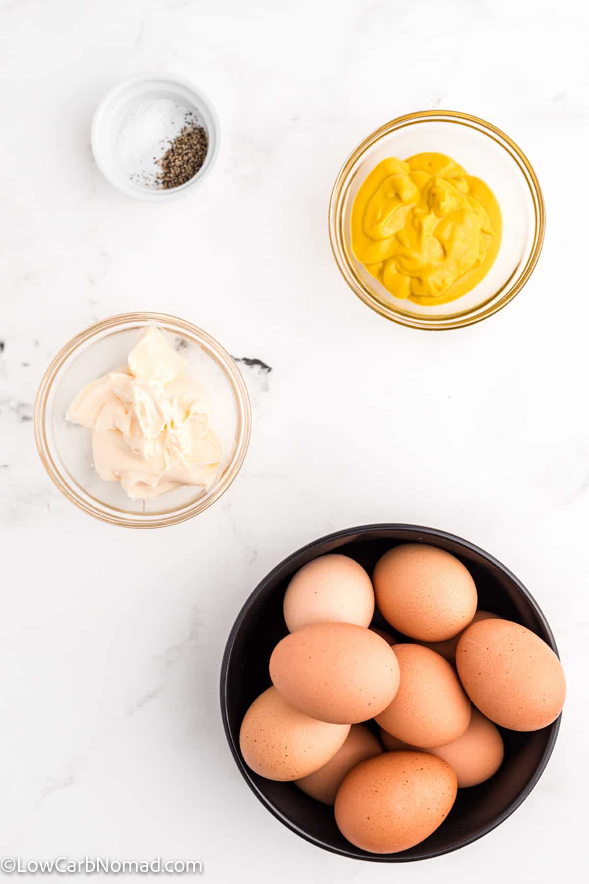 Keto Egg Salad Recipe ingredients