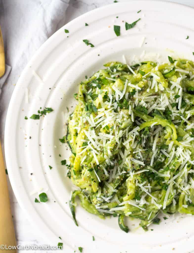 Low Carb Keto Avocado Pasta Sauce Recipe • Low Carb Nomad