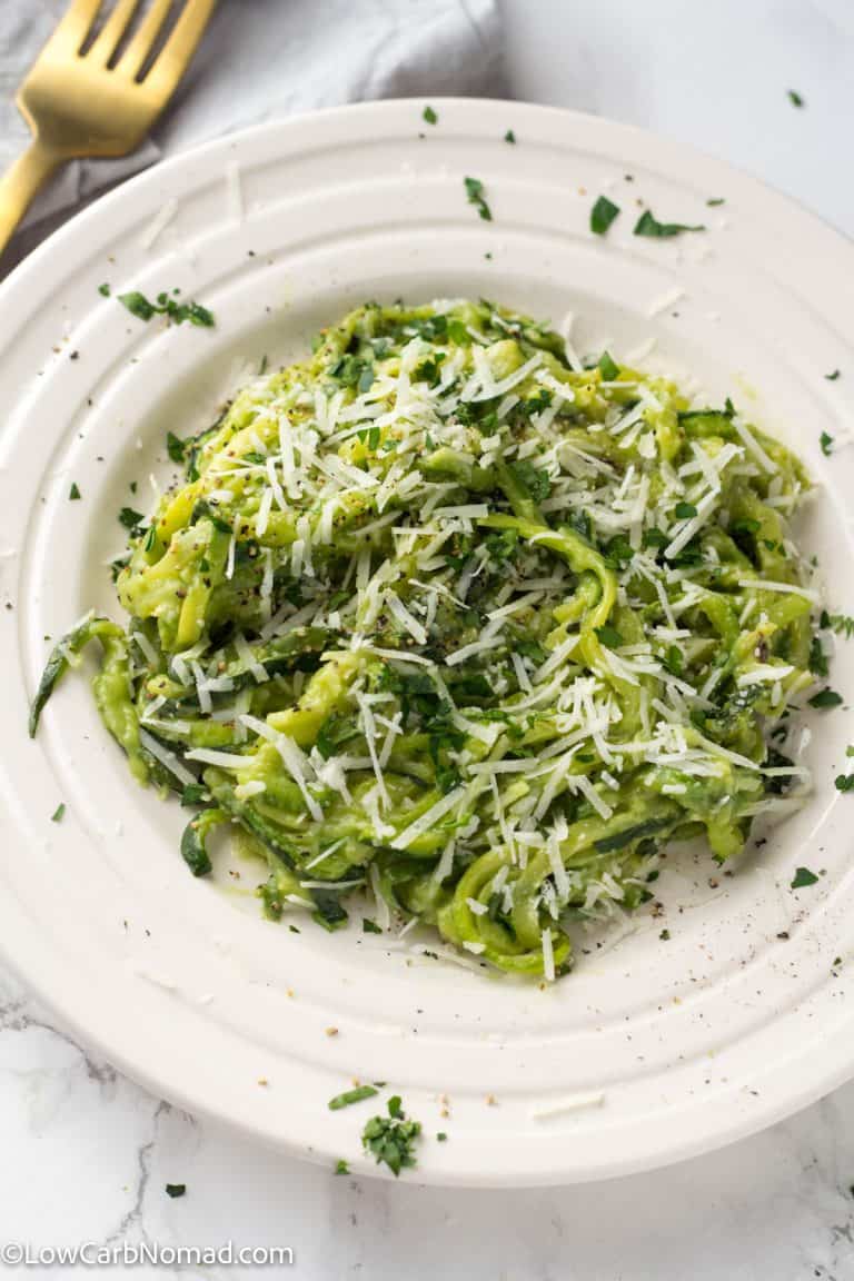 Low Carb Keto Avocado Pasta Sauce Recipe • Low Carb Nomad