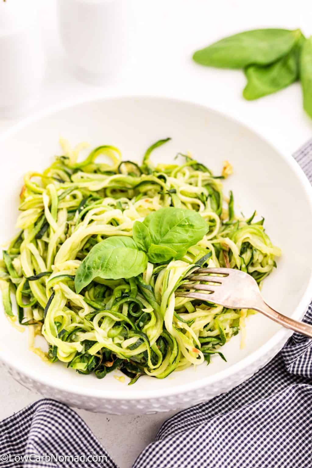 Low Carb Keto Homemade Zucchini Noodles Recipe • Low Carb Nomad