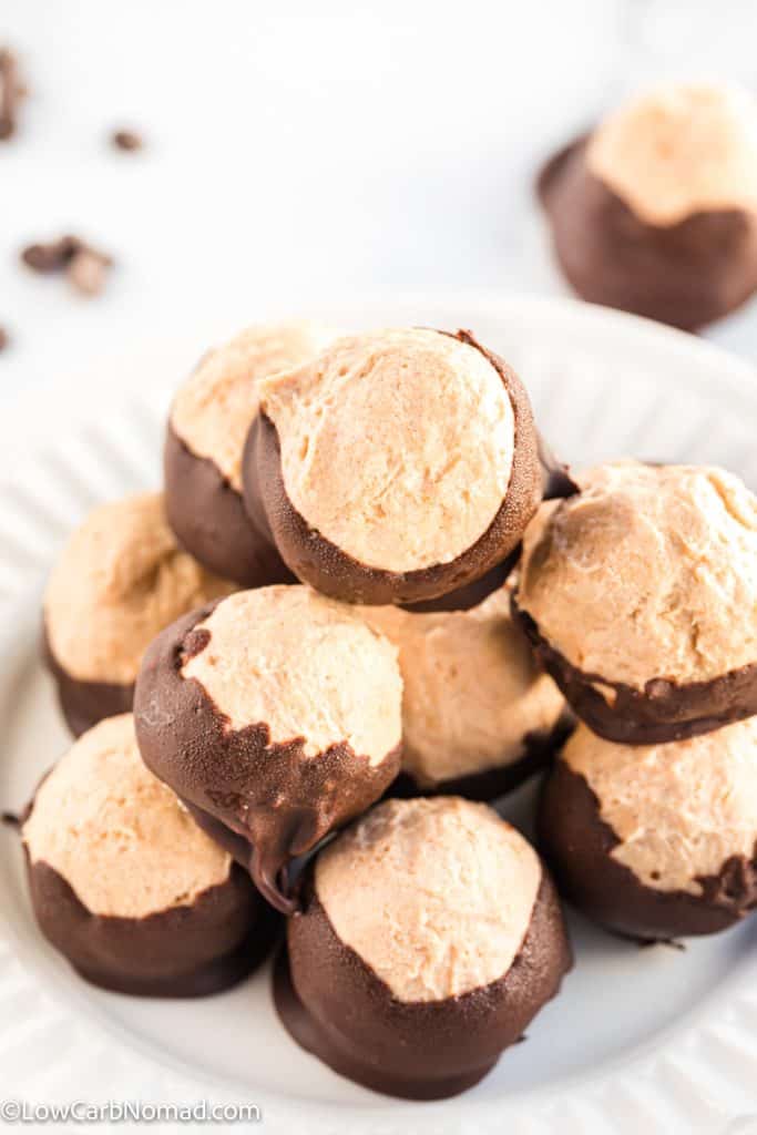 Low Carb Keto Peanut Butter Balls (Keto Buckeyes) • Low Carb Nomad