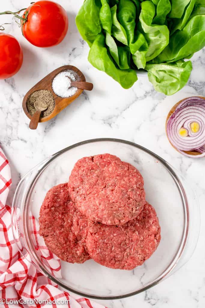 Keto Hamburger Lettuce Wraps • Low Carb Nomad