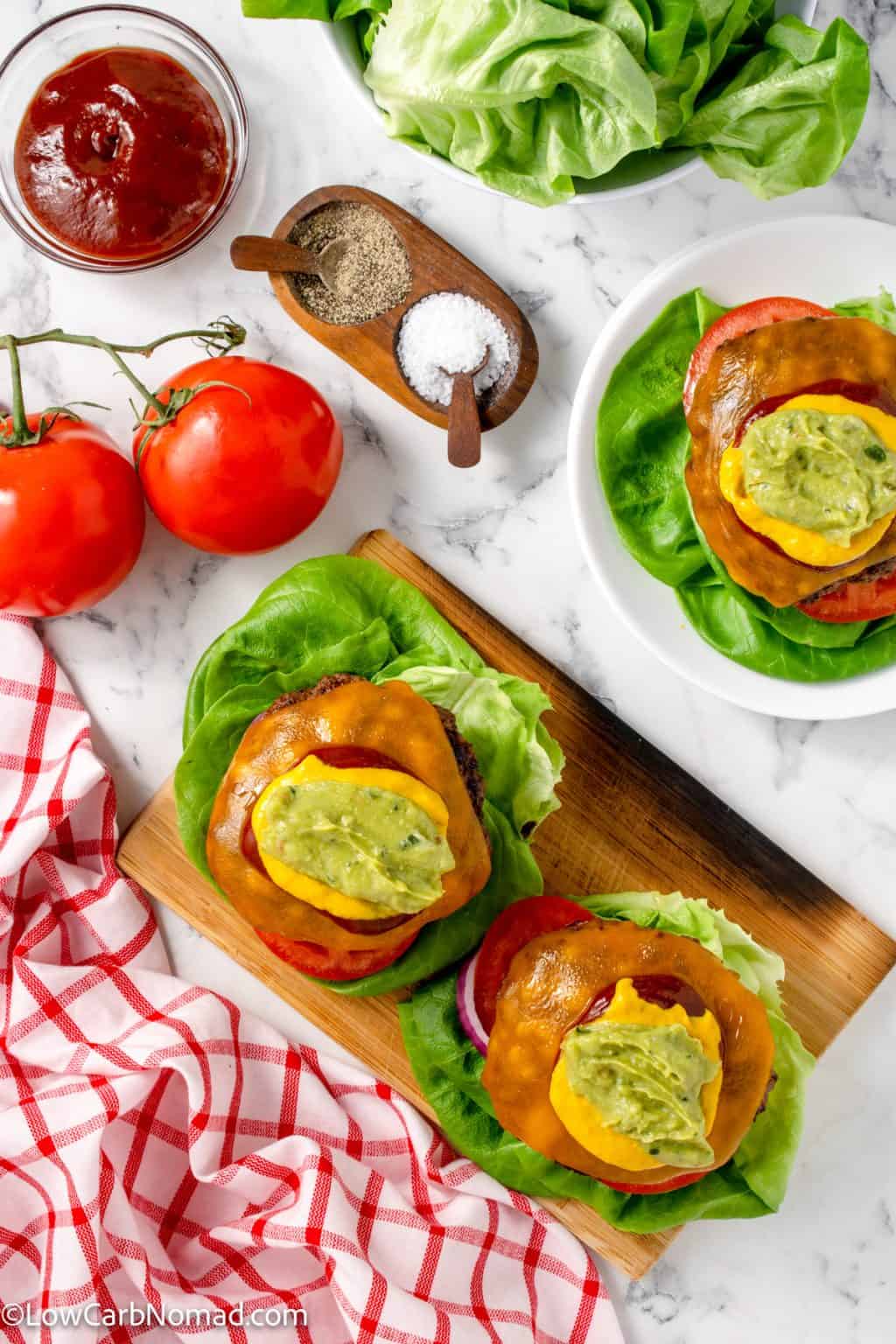 Keto Hamburger Lettuce Wraps • Low Carb Nomad