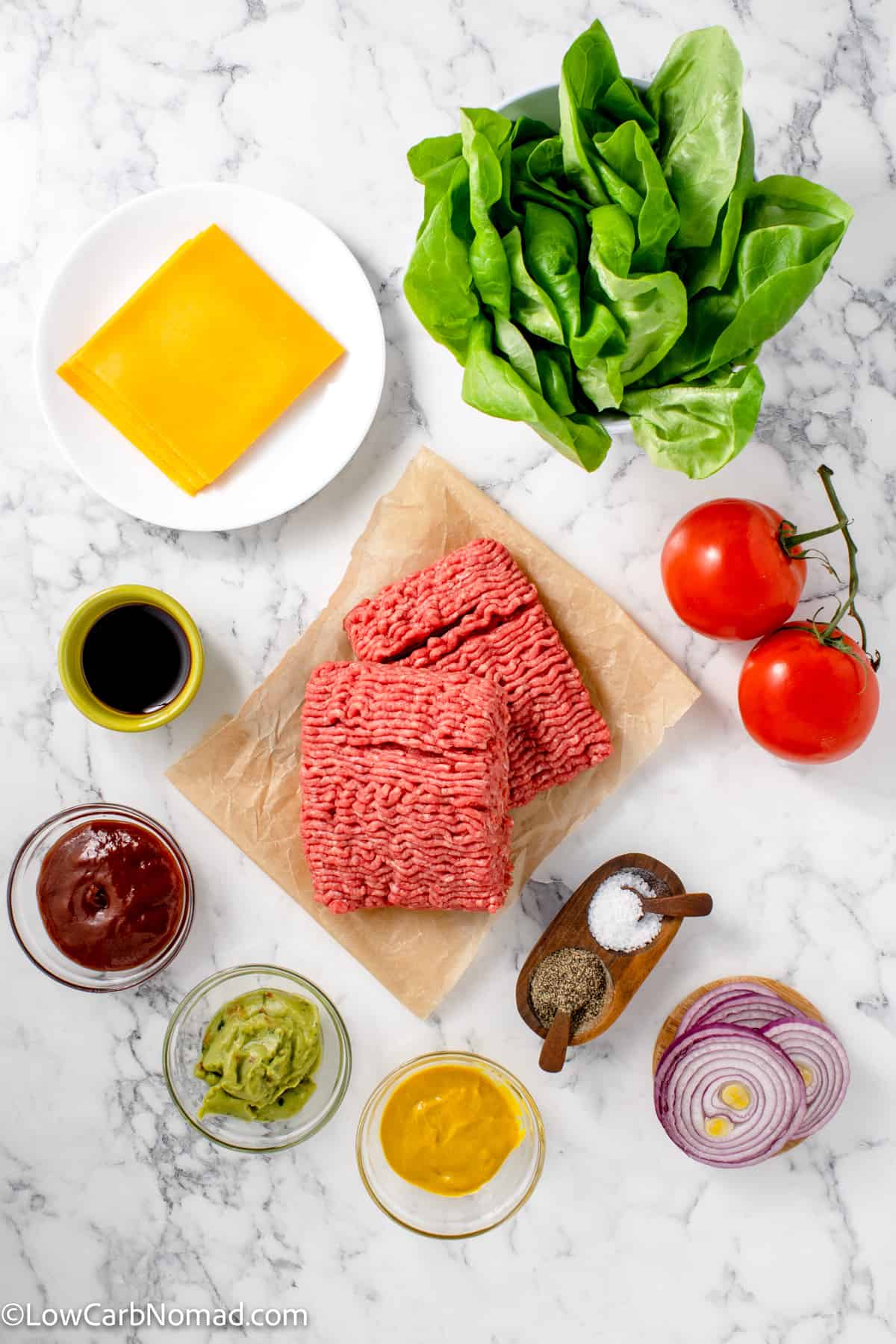 keto hamburger lettuce wraps ingredients
