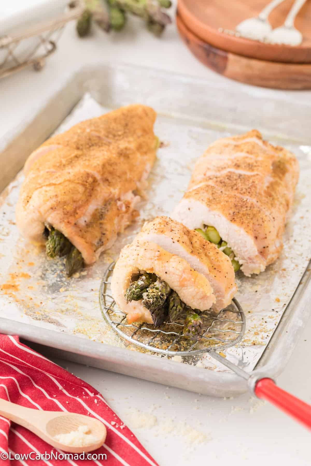 Keto Asparagus Stuffed Chicken Recipe • Low Carb Nomad