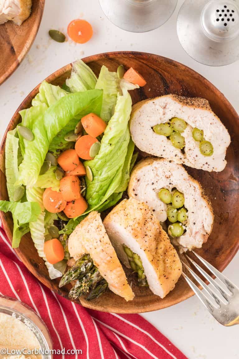 Keto Asparagus Stuffed Chicken Recipe • Low Carb Nomad