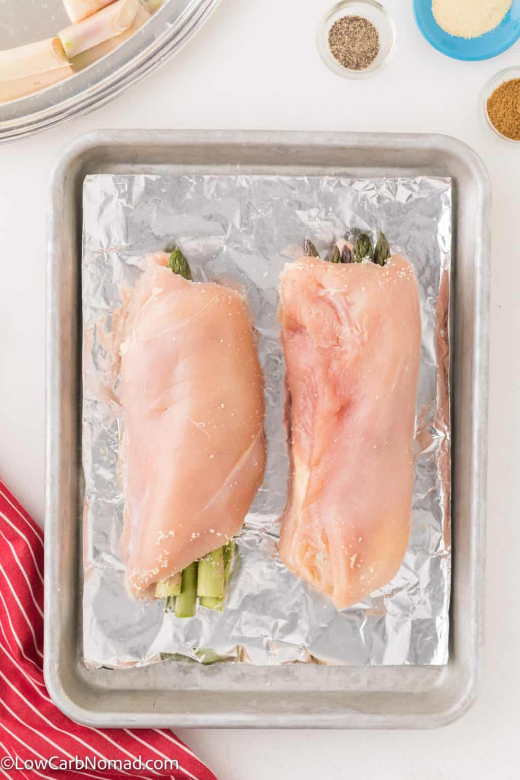 Keto Asparagus Stuffed Chicken Recipe • Low Carb Nomad