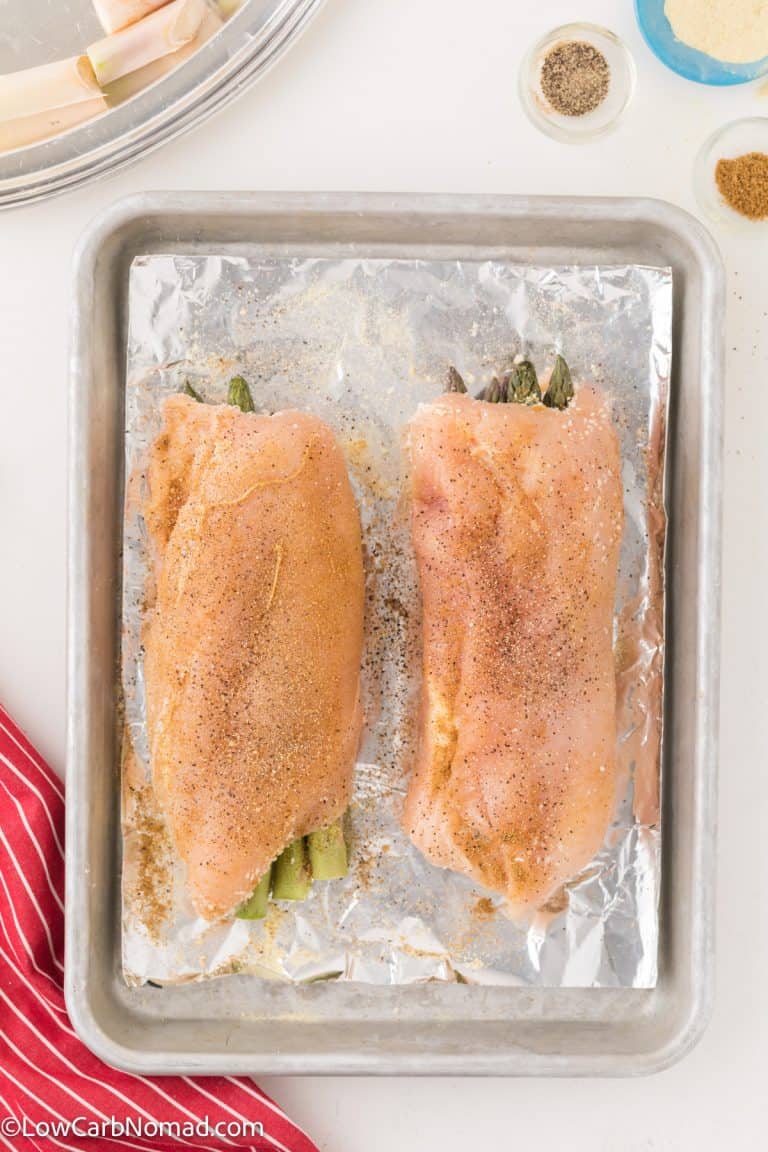 Keto Asparagus Stuffed Chicken Recipe • Low Carb Nomad
