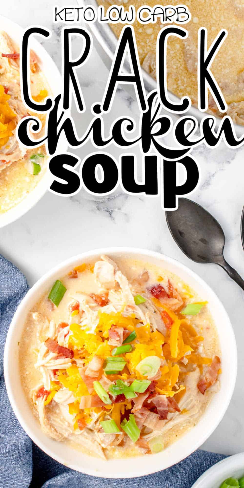 Keto Chicken Bacon Ranch Soup Recipe (Crack Chicken Soup)