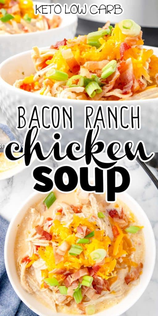 Keto Chicken Bacon Ranch Soup Recipe (Crack Chicken Soup)