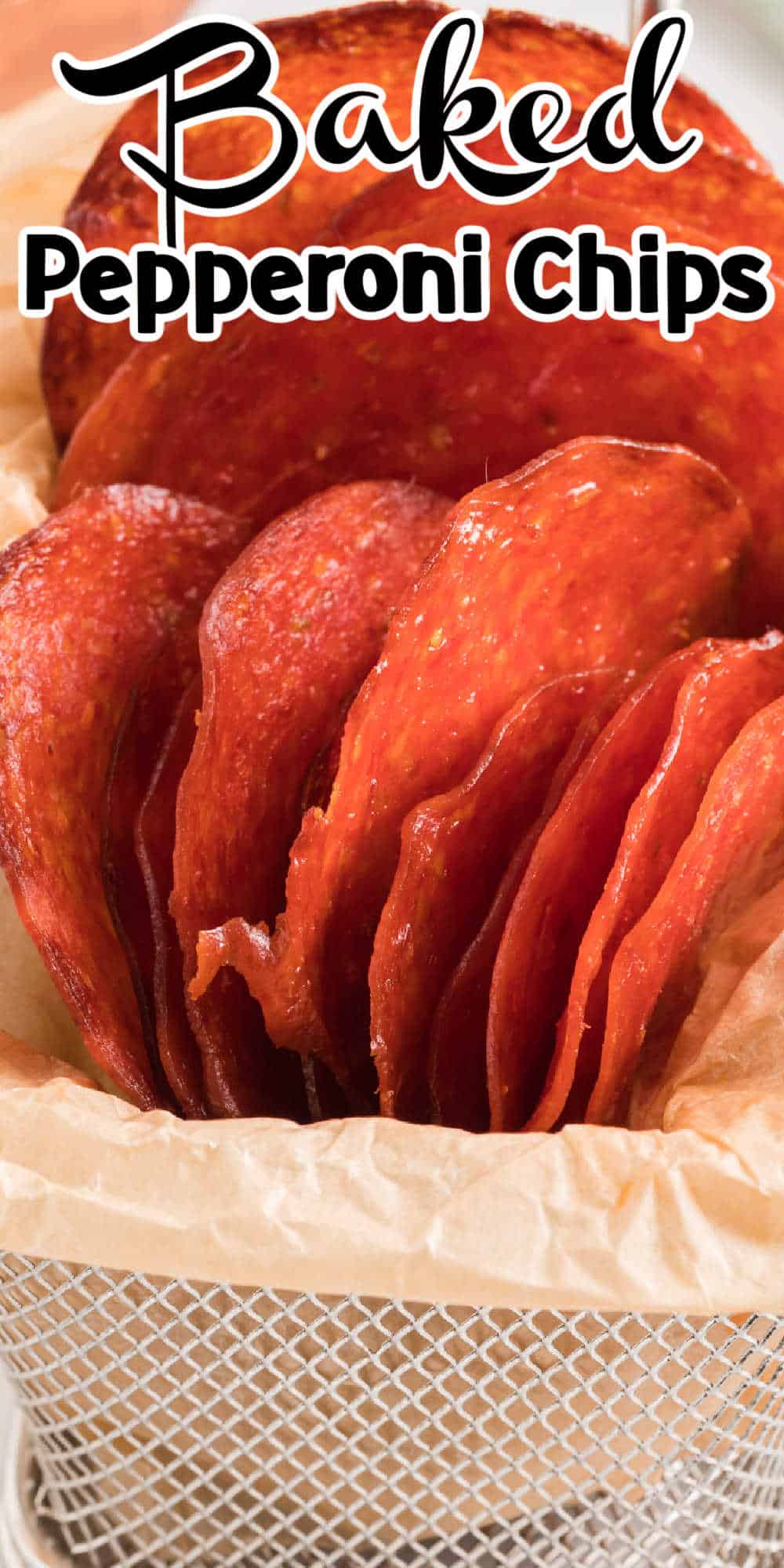 Keto Baked Pepperoni Chips Recipe • Low Carb Nomad