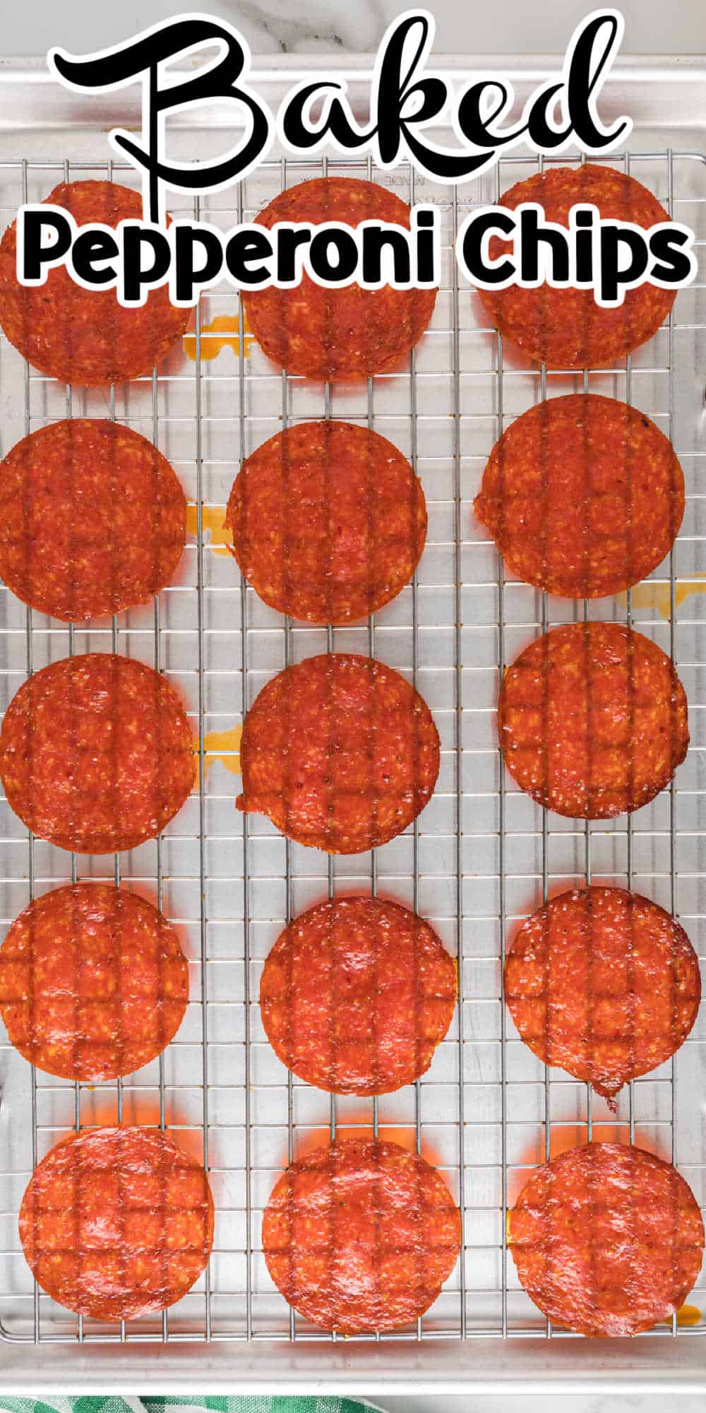 Keto Baked Pepperoni Chips Recipe • Low Carb Nomad