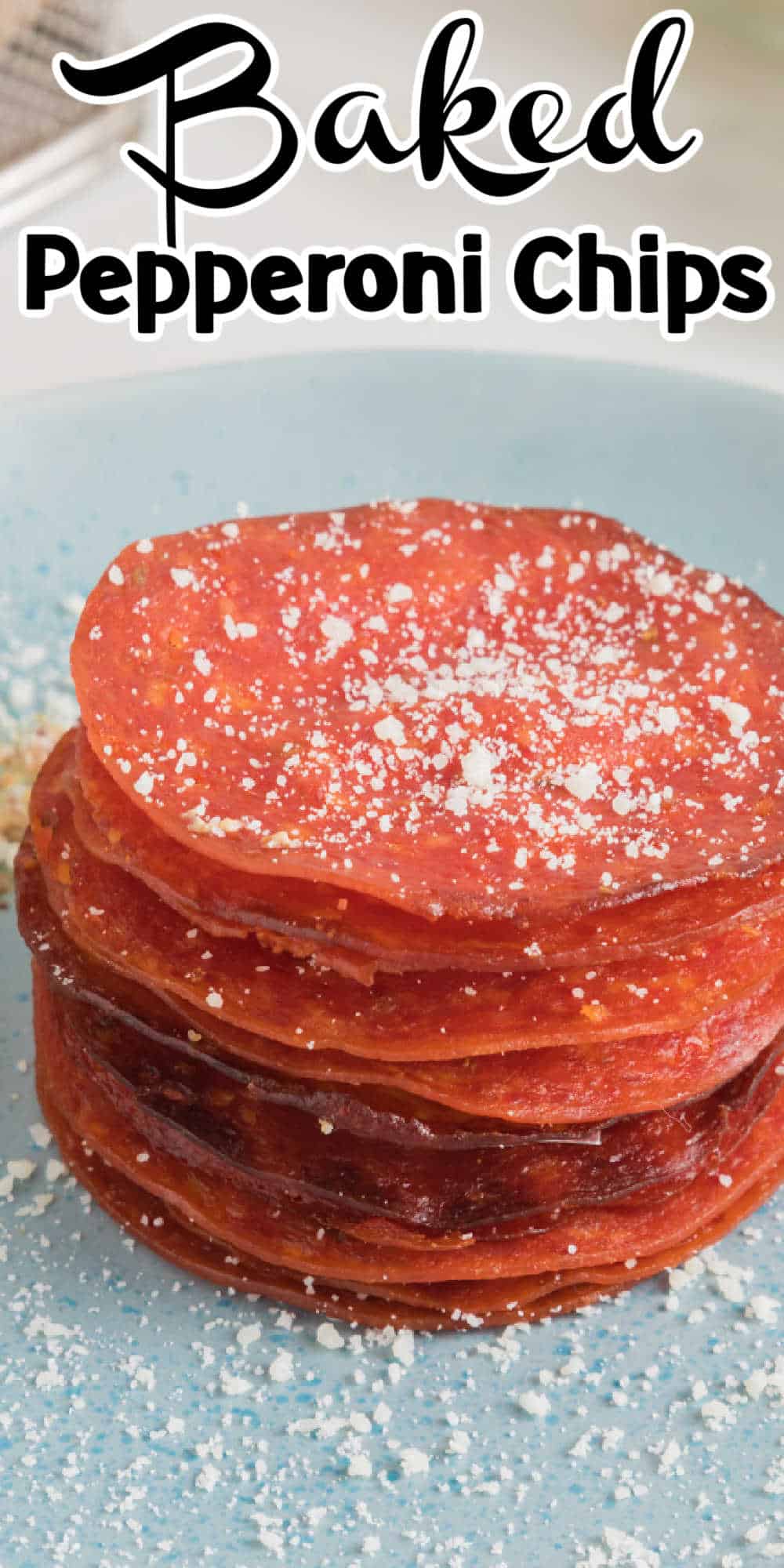 Keto Baked Pepperoni Chips Recipe • Low Carb Nomad