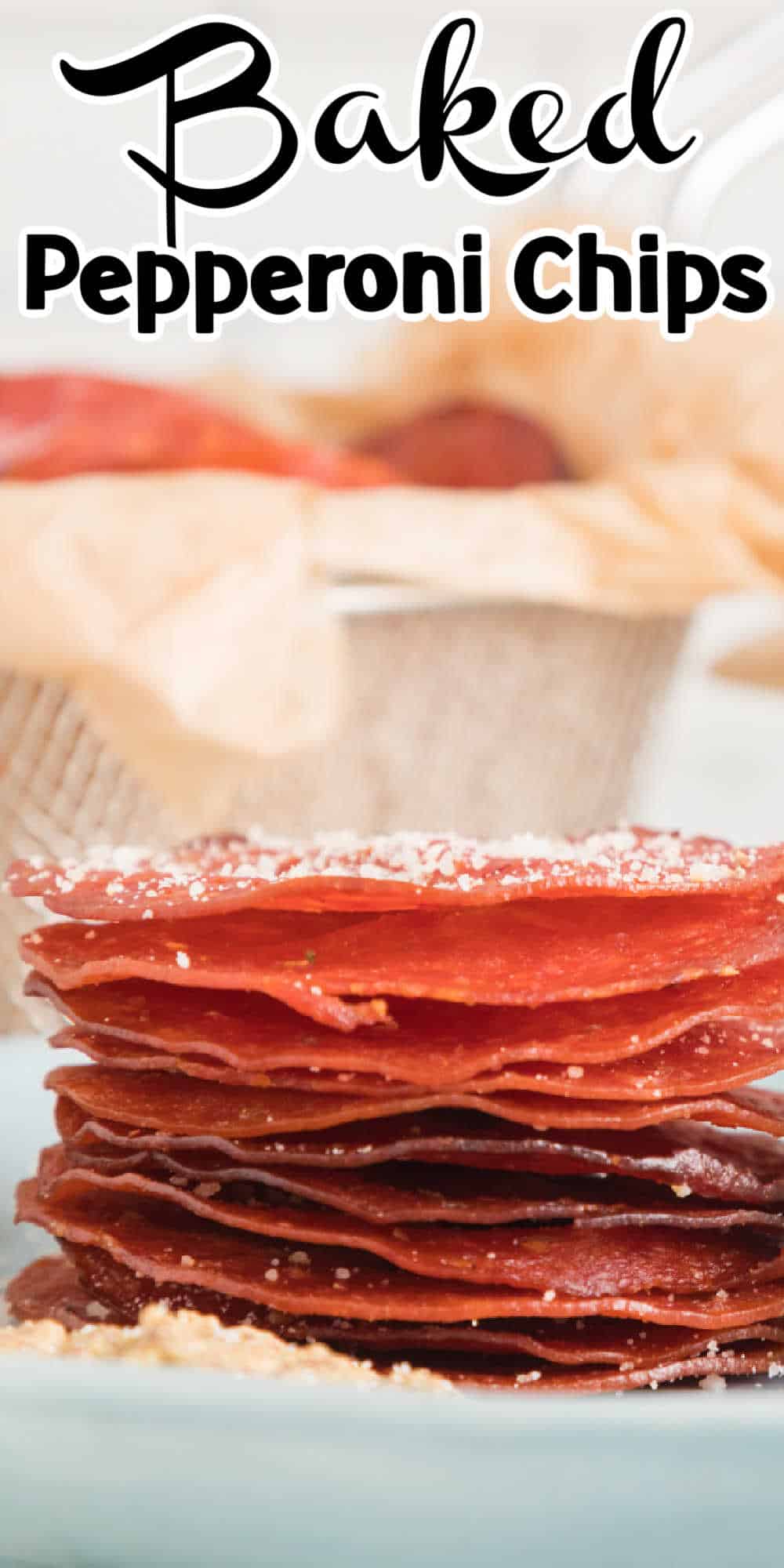 Keto Baked Pepperoni Chips Recipe • Low Carb Nomad
