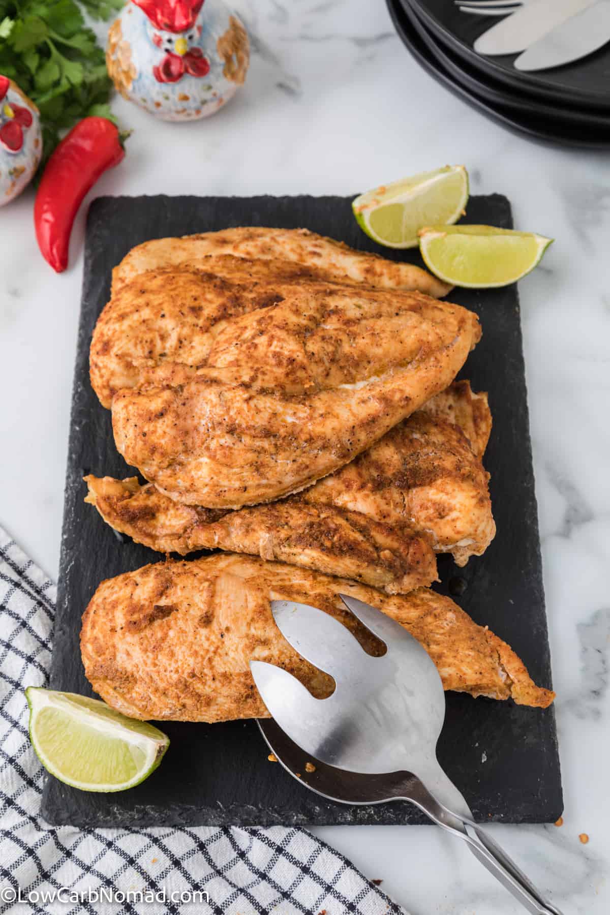Baked Chili Lime Chicken Recipe • Low Carb Nomad